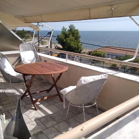 Super View Seafront Apartment Nea Michaniona Exterior foto