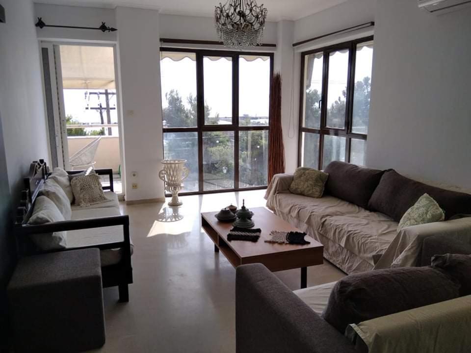 Super View Seafront Apartment Nea Michaniona Exterior foto